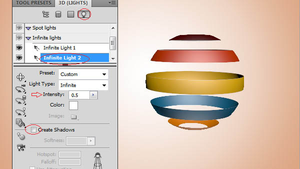 利用3D工具制作漂亮的镂空球体_亿码酷站___亿码酷站平面设计教程插图12