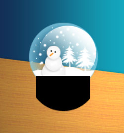 PS制作圣诞冰晶透亮的雪球_亿码酷站___亿码酷站平面设计教程插图26