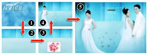 Photoshop打造韩版风格婚纱照_亿码酷站___亿码酷站平面设计教程插图