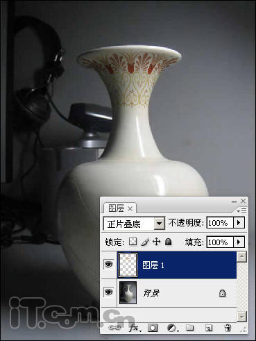 Photoshop为陶瓷花瓶添加精美的图案_亿码酷站___亿码酷站平面设计教程插图7