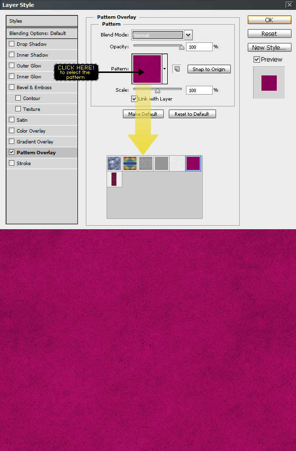 利用图层样式及图案制作剔透的紫色糖果字_亿码酷站___亿码酷站平面设计教程插图3