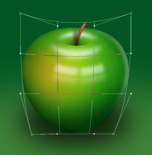 photoshop中打造一个美味青苹果_亿码酷站___亿码酷站平面设计教程插图20