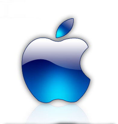 Photoshop绘制一个水晶苹果的标志_亿码酷站___亿码酷站平面设计教程插图