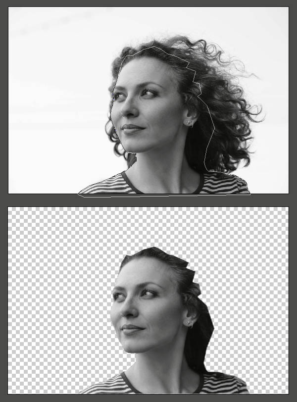 黑白图像的快速上色及更换背景_亿码酷站___亿码酷站平面设计教程插图2