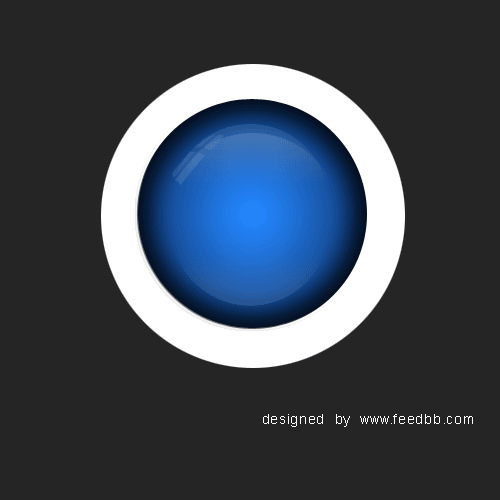 Photoshop制作金属边框的蓝色透明按钮_亿码酷站___亿码酷站平面设计教程插图11
