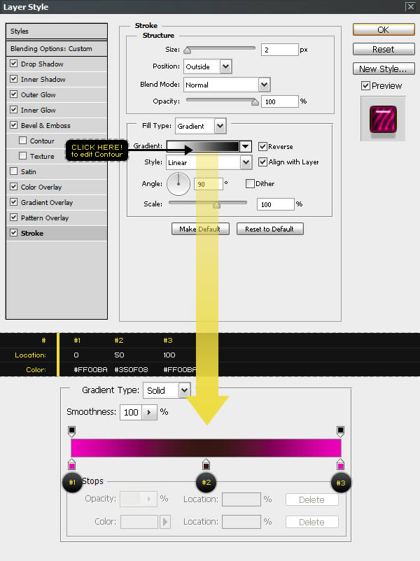 利用图层样式及图案制作剔透的紫色糖果字_亿码酷站___亿码酷站平面设计教程插图10