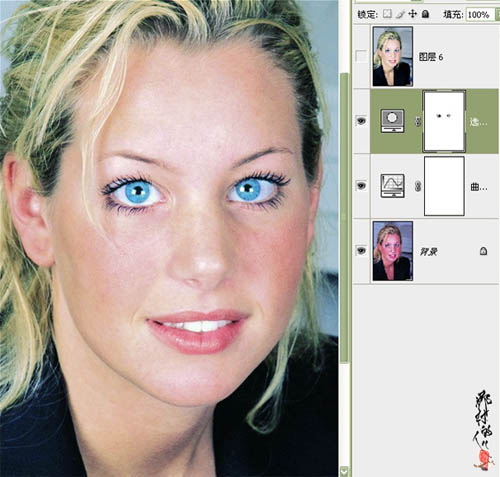 PS三步修复严重偏红的美女照片_亿码酷站___亿码酷站平面设计教程插图7
