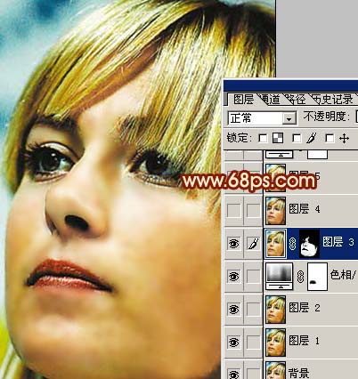 Photoshop为多斑人像磨皮及美白_亿码酷站___亿码酷站平面设计教程插图7