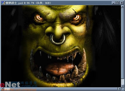 Photoshop鼠绘教程:魔兽兽族战士_亿码酷站___亿码酷站平面设计教程插图39