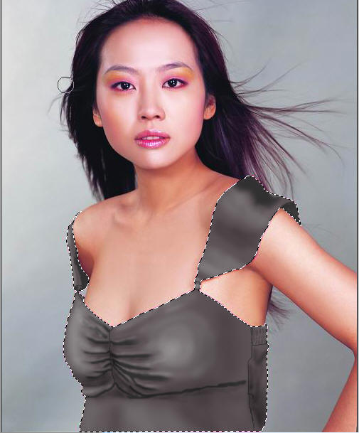 Photoshop为美女“换”衣服_亿码酷站___亿码酷站平面设计教程插图10