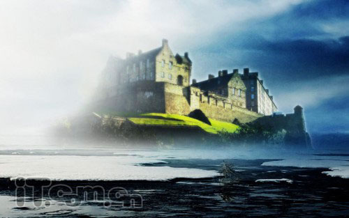 Photoshop打造一座神秘的海上城堡_亿码酷站___亿码酷站平面设计教程插图12