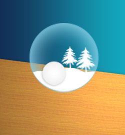 PS制作圣诞冰晶透亮的雪球_亿码酷站___亿码酷站平面设计教程插图17