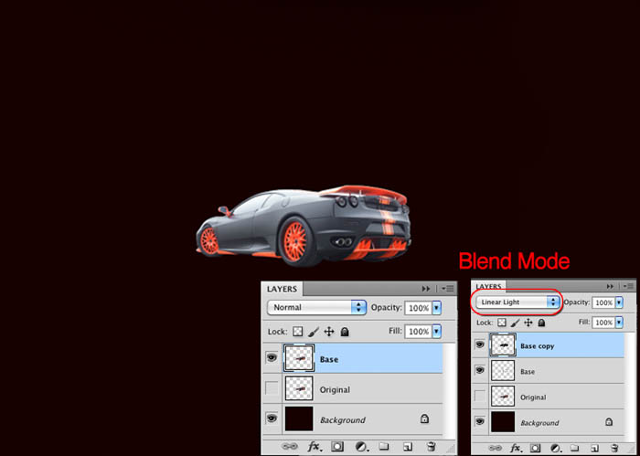 Photoshop打造超酷的火焰汽车_亿码酷站___亿码酷站平面设计教程插图3
