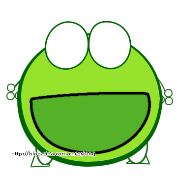 PS鼠绘可爱的绿豆蛙_亿码酷站___亿码酷站平面设计教程插图3