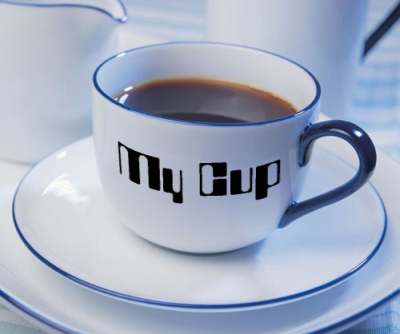 Photoshop3D滤镜: 咖啡杯添加个性文字_亿码酷站___亿码酷站平面设计教程插图8