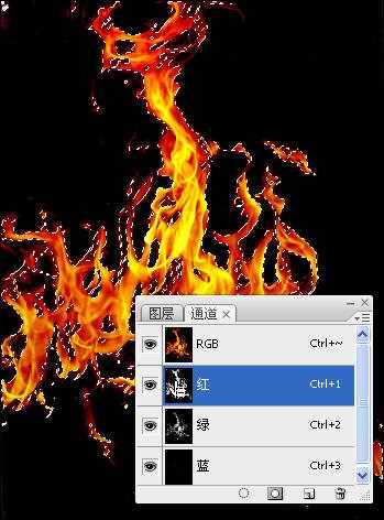 Photoshop制作火焰燃烧文字效果_亿码酷站___亿码酷站平面设计教程插图6
