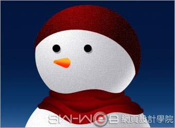 PHOTOSHOP鼠绘漂亮的圣诞雪人_亿码酷站___亿码酷站平面设计教程插图11