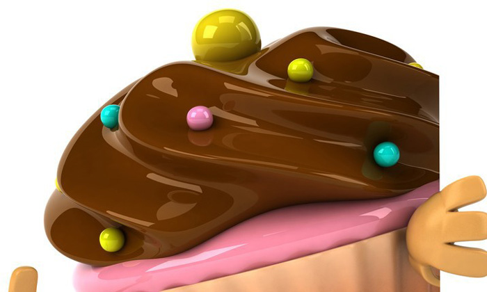 Photoshop制作浓情的巧克力糕点字_亿码酷站___亿码酷站平面设计教程插图13