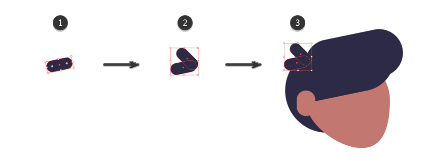 AI绘制2.5D人物插画教程_亿码酷站___亿码酷站ai教程插图13