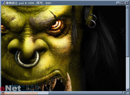 Photoshop鼠绘教程:魔兽兽族战士_亿码酷站___亿码酷站平面设计教程插图40