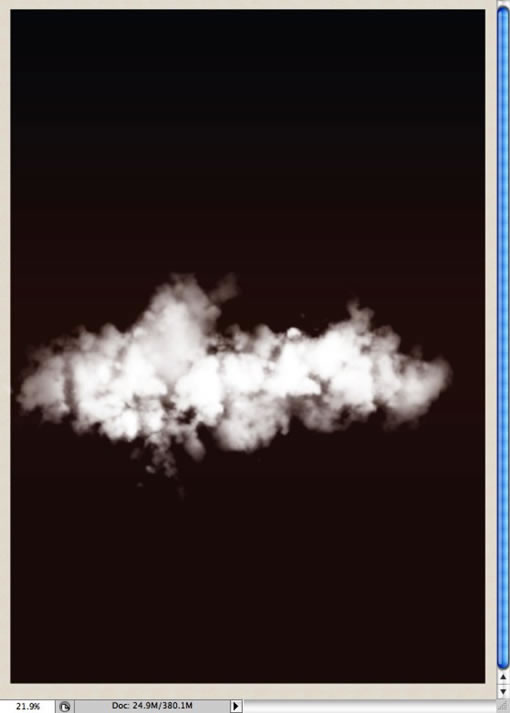 用photoshop制作蓬松漂亮的云彩_亿码酷站___亿码酷站平面设计教程插图5