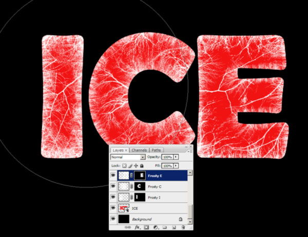 photoshop制作冰冻主题效果字_亿码酷站___亿码酷站平面设计教程插图8