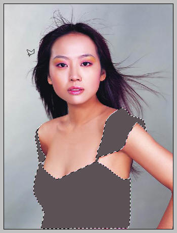 Photoshop为美女“换”衣服_亿码酷站___亿码酷站平面设计教程插图5