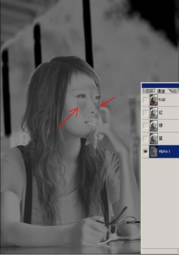 Photoshop中的“计算”调出通透皮肤_亿码酷站___亿码酷站平面设计教程插图8