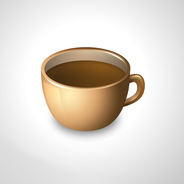 Photoshop绘制一只茶杯_亿码酷站___亿码酷站平面设计教程插图