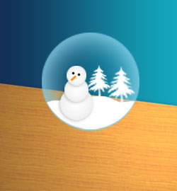 PS制作圣诞冰晶透亮的雪球_亿码酷站___亿码酷站平面设计教程插图19