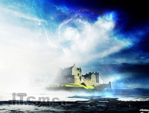 Photoshop打造一座神秘的海上城堡_亿码酷站___亿码酷站平面设计教程插图18