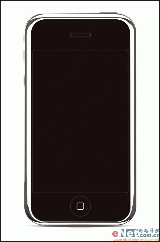 PS绘制苹果iPhone_亿码酷站___亿码酷站平面设计教程插图8