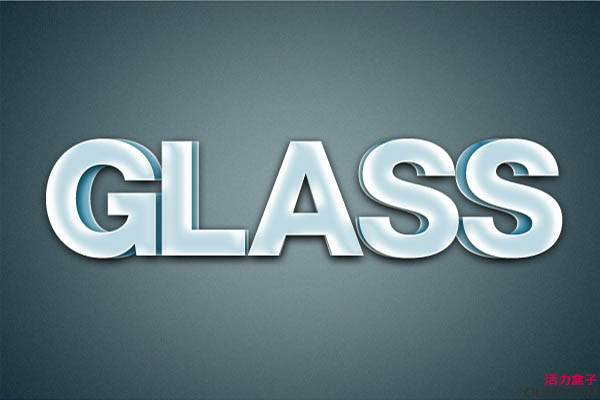 Photoshop制作玻璃质感的立体字效果_亿码酷站___亿码酷站平面设计教程插图14