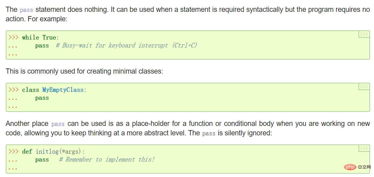 知道Python 为什么要有 pass 语句？_亿码酷站_编程开发技术教程插图1