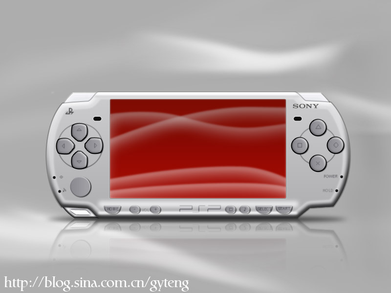 PS鼠绘逼真的索尼PSP_亿码酷站___亿码酷站平面设计教程插图