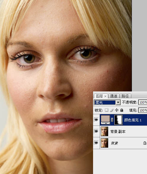 Photoshop保留细节: 修复脸的暗部_亿码酷站___亿码酷站平面设计教程插图6
