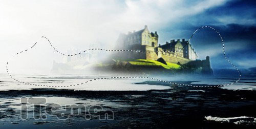 Photoshop打造一座神秘的海上城堡_亿码酷站___亿码酷站平面设计教程插图13