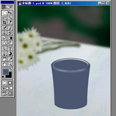 Photoshop鼠绘实例：浪漫鲜花与烛光_亿码酷站___亿码酷站平面设计教程插图8