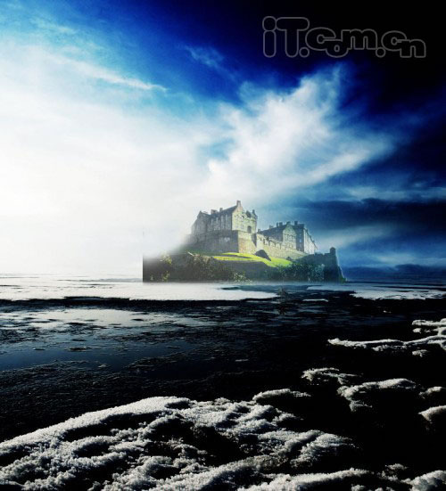 Photoshop打造一座神秘的海上城堡_亿码酷站___亿码酷站平面设计教程插图9