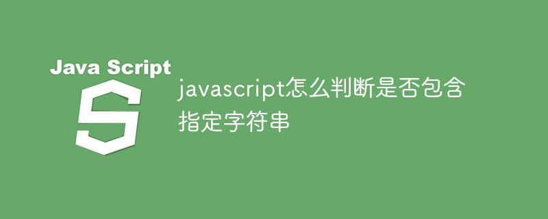 javascript怎么判断是否包含指定字符串插图