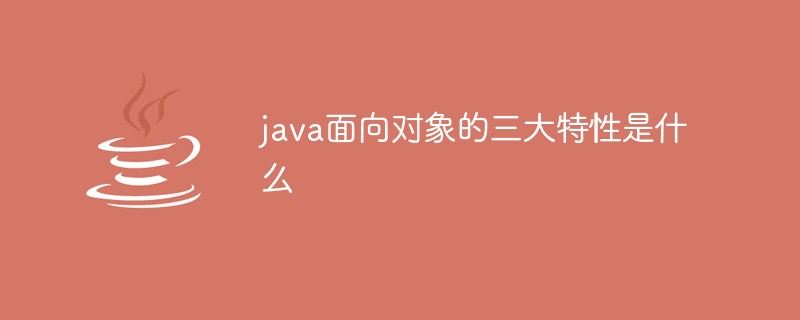 java面向对象的三大特性是什么