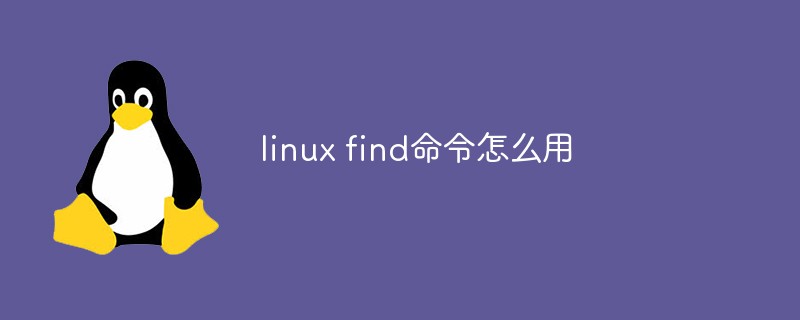 linux find命令怎么用