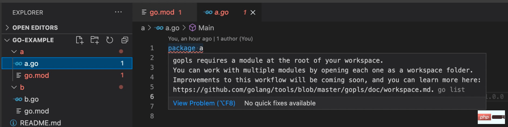 如何在单个仓库中支持多个go mod模块