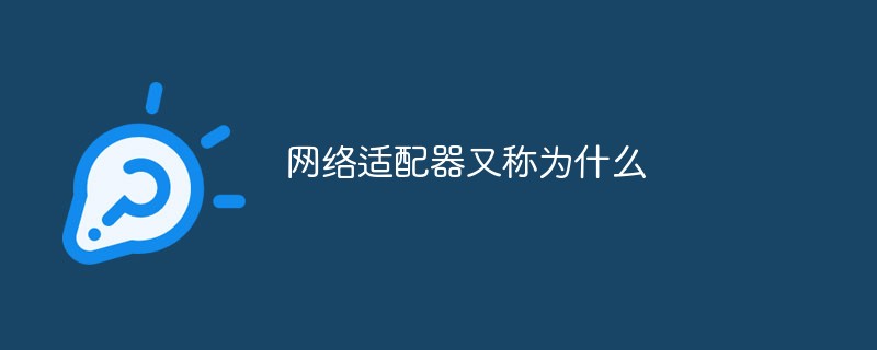 网络适配器又称为什么