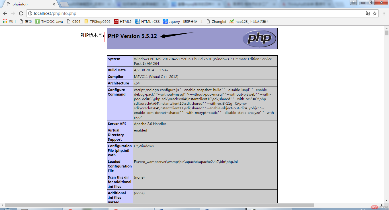 详解查看PHP版本的四种方法