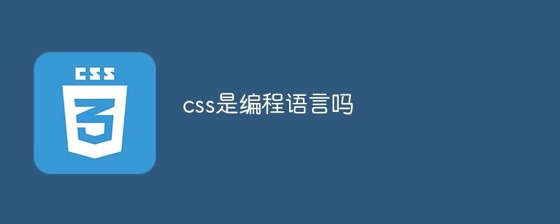 css是编程语言吗