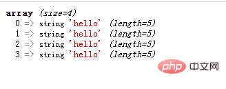 PHP数组学习之如何以填充方式来创建数组