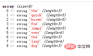 PHP字符串学习之怎么知道字符串中包含了多少单词