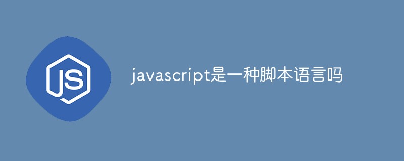 javascript是一种脚本语言吗