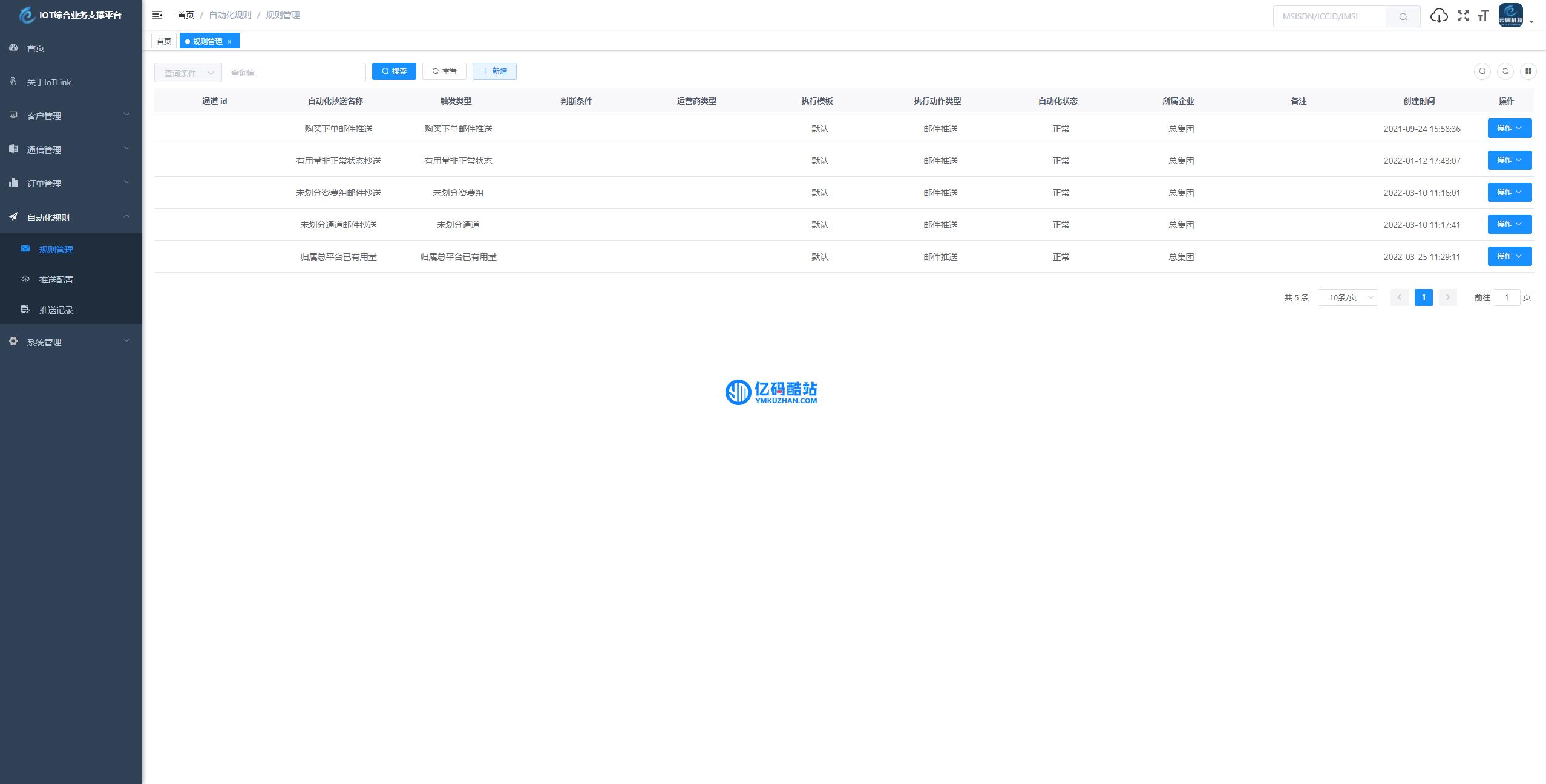 IoTLink轻量级物联网综合业务支撑平台 v1.34.0插图11